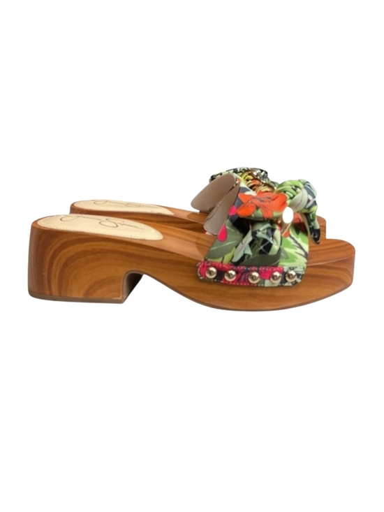 Jessica Simpson Shoes - Jessica Simpson Tropical Floral Knot Slide Sandals | Size 7.5 - New In Box